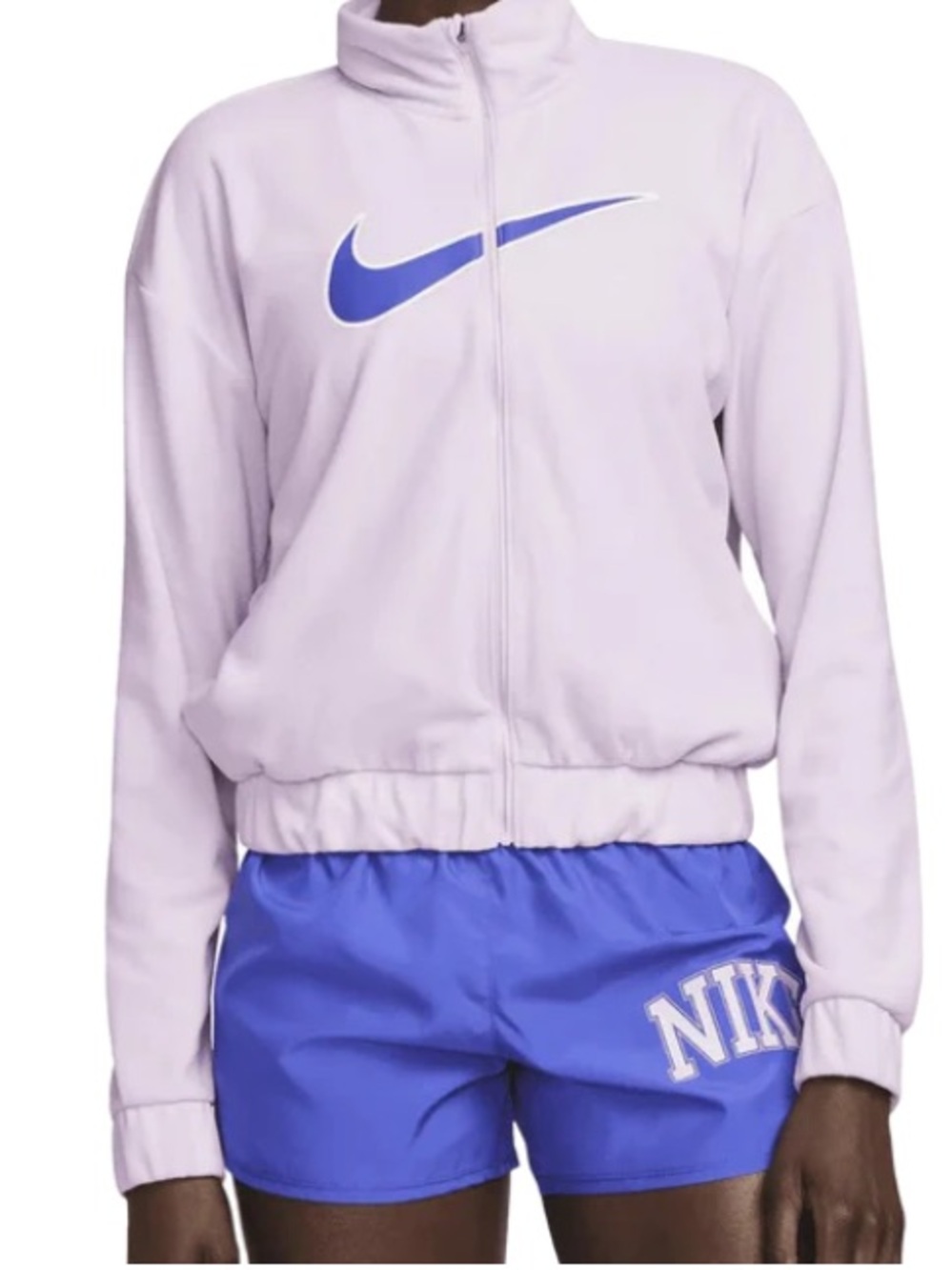 Nike Dri-FIT Swoosh Run Zip Up Jacket Women's Logo Print Running Athletic